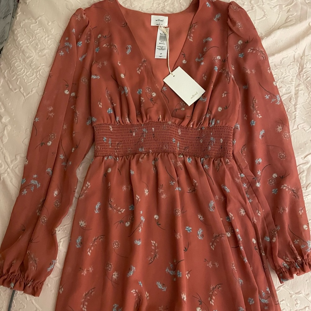 NWT aritzia wistful mini dress